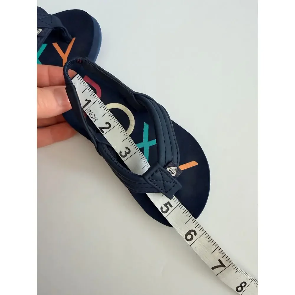 Roxy Girls TW Vista 3 Blue Indigo Toddler Sandals